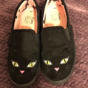 Tom’s kitty Kat Toddler shoes 11 T